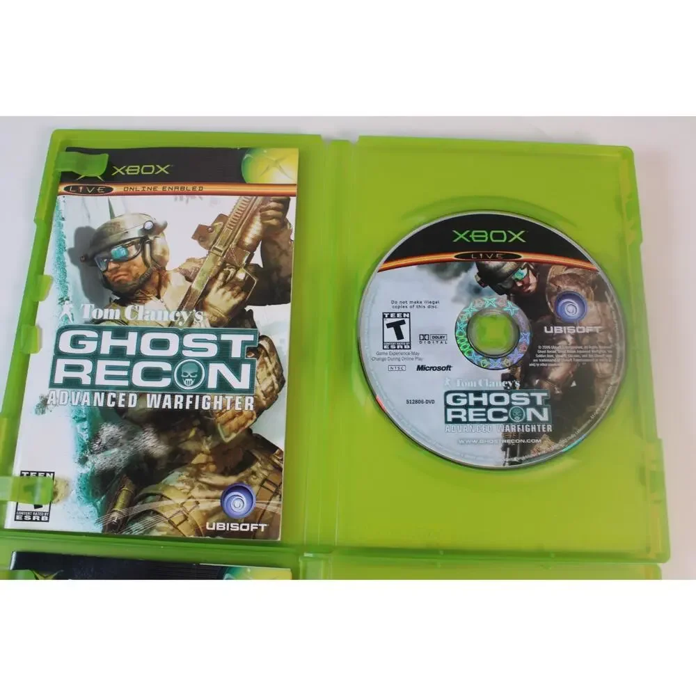 2 game bundle/lot: Ghost Recon 1 + Ghost Recon 2 (XBox) Complete, tested